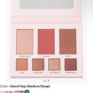 Island Hop Eyeshadow face Palette — Neutral & Pink Tone Shades